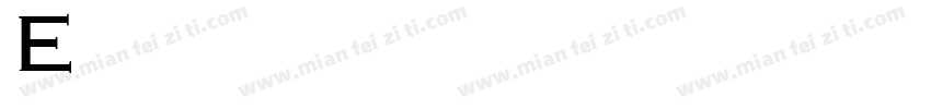 Engraver MT字体转换